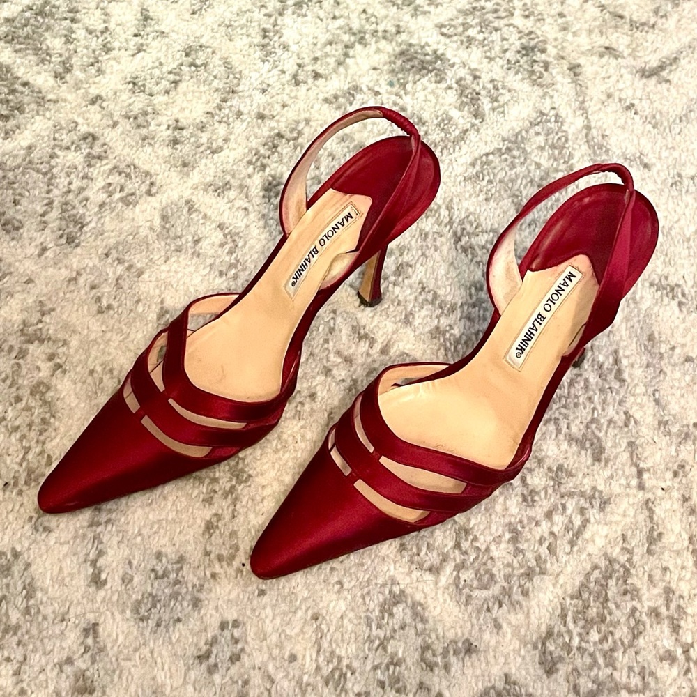 Manolo Blahnik Slingback Size 39